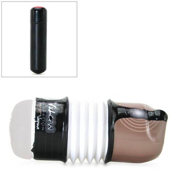 Vulcan Vibrating Male Masturbator Tight Vagina Stroker
