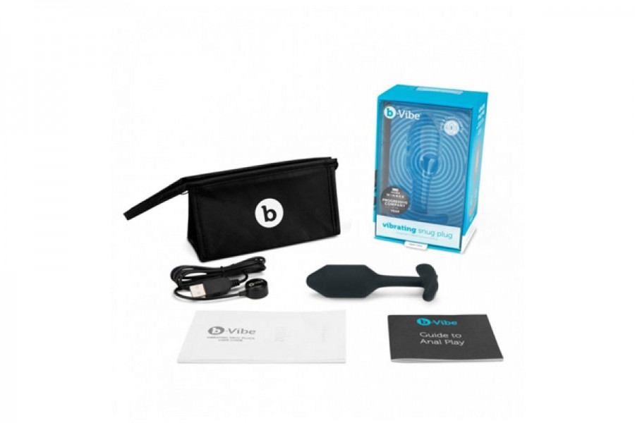 b-Vibe Vibrating Snug Plug Medium