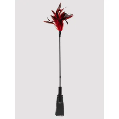 Sex Mischief 2 in 1 Feather Tickler Riding Crop