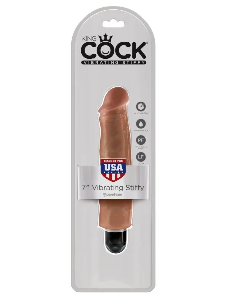 King Cock 7 in. Vibrating Stiffy