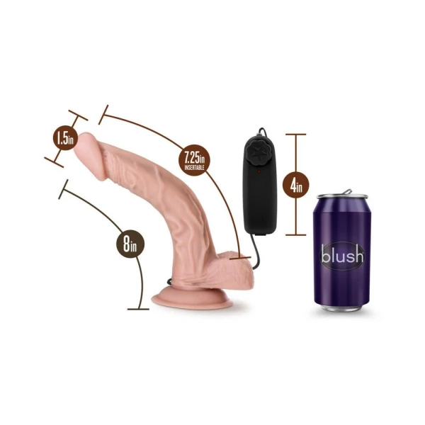 Dr. Skin - Dr. Sean - 8in Vibrating Cock With Suction Cup - Vanilla — image 13 of 15