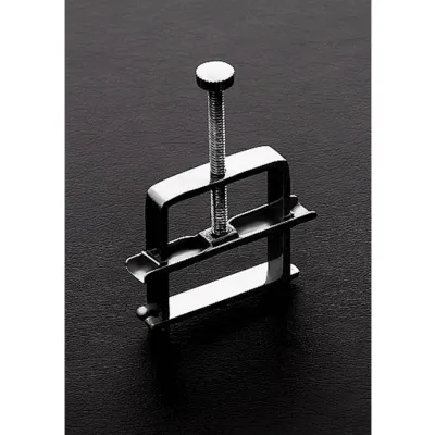 Press Style Nipple Clamp Single Piece Silver