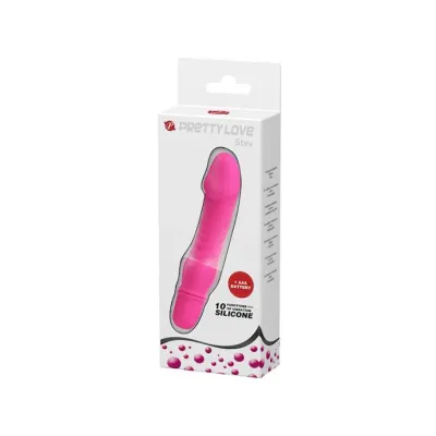 Stev Vibrating Dildo 5 3 Inch Red