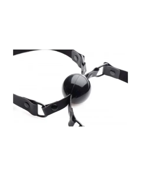 Doppleganger Silicone Double Mouth Gag Black