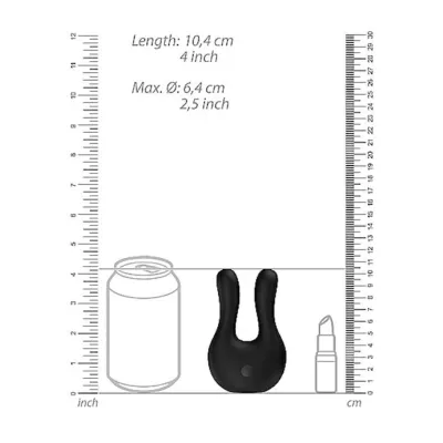 Dual Motor Clitoral Stimulator Exceptional Black