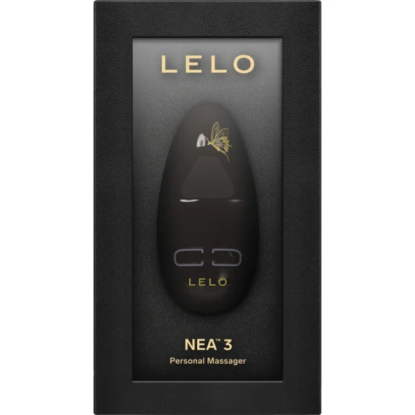 LELO NEA 3 Luxury Rechargeable Waterproof Vibrator - Pitch Black