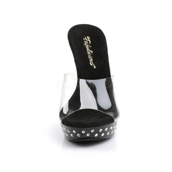 COCKTAIL-501SDT - 5" Heel, 1" Rhinestone Studded PF Slide — image 6 of 8