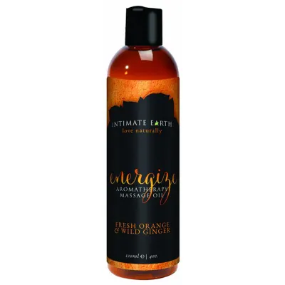Intimate Earth Energizing Massage Oil 120 ml Orange Ginger