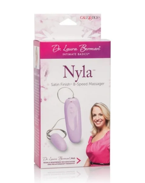 Dr Laura Berman Nyla Satin Finish 8-speed Massager - Pink