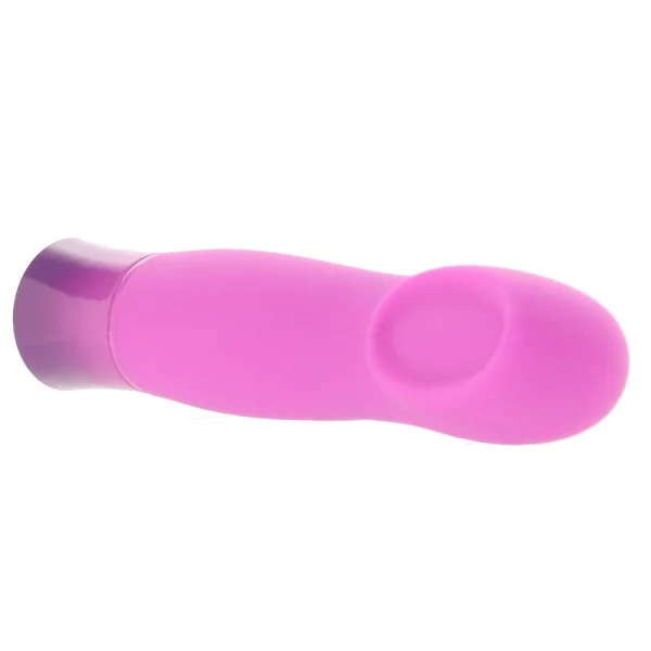 Oh My Gem Charm Rechargeable Waterproof Silicone Warming Vibrator By Blush - Amethyst