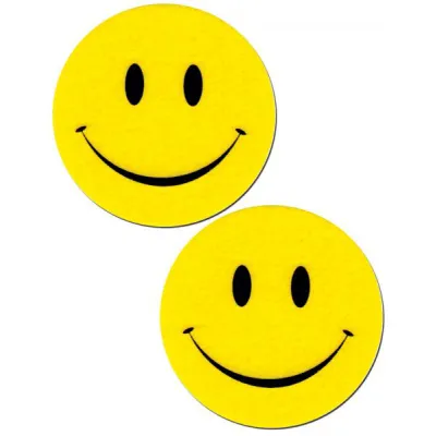 Smiley Face Yellow Pasties O S