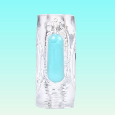 Clear 39 Aster 39 Male Masturbator with Rechargeable Bullet