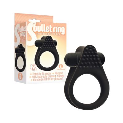The 9 s S Bullet Ring Silicone Black