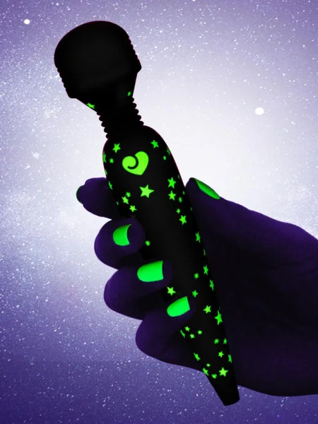 Lovehoney Glow-in-the-Dark Deluxe Mini Massage Wand Vibrator