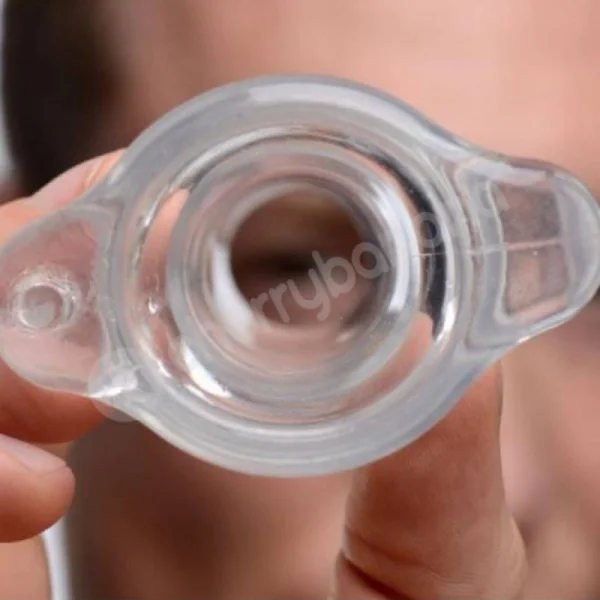 Master Series Gape Glory Clear Large 3" Hollow Anal Plug