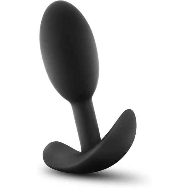 Luxe Wearable Vibra Slim Plug Small Black