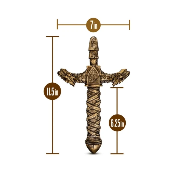 The Realm - Drago - Lock On Dragon Sword Handle - Bronze