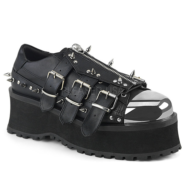 2 3/4 inches Platform Lace-Up Shoe W/ Metal Toe Cap — image 5 of 12