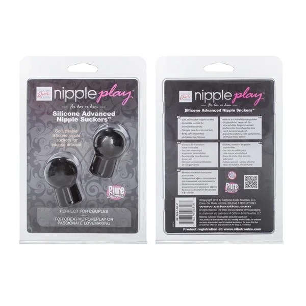 Advanced Silicone Nipple Suckers Black — image 4 of 8