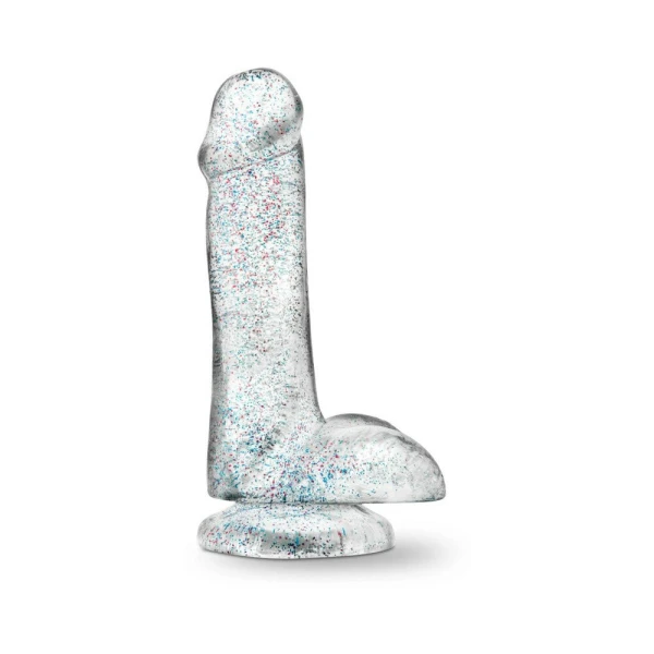 Naturally Yours - 6" Glitter Cock - Sparkling Clear — image 10 of 17