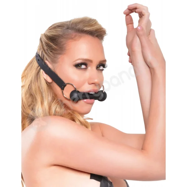 Fetish Fantasy Series Black Silicone Bit Gag