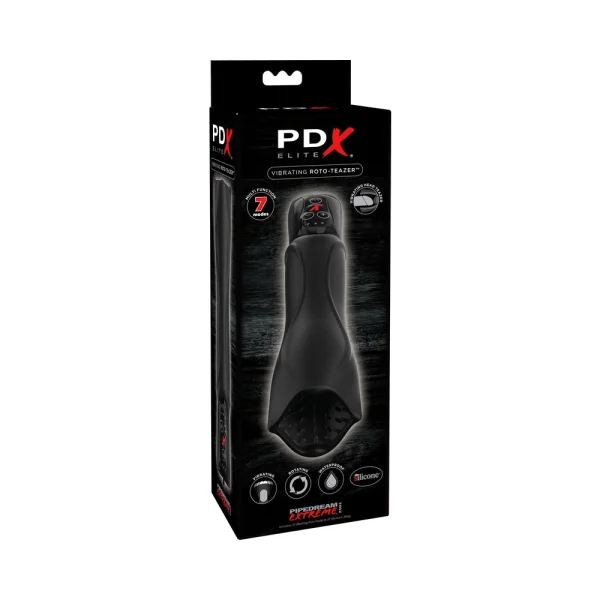 Pdx Elite-vibrating Roto-teazer - Black