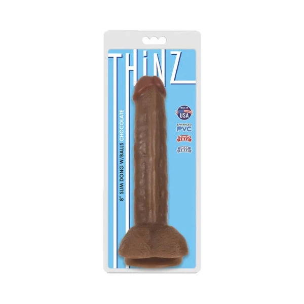 Thinz 8 inches Slim Dong with Balls — image 12 of 12