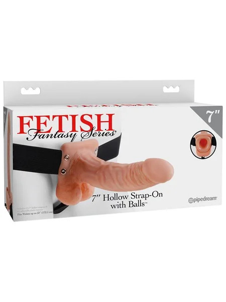 Fetish Fantasy Series 7'' Hollow Strap-On With Balls
 — image 15 of 17