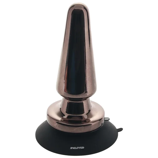 Advanced Metal Plug Rechargeable Vibrating Butt Plug By Evolved Novelties