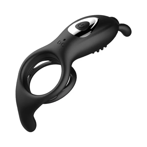 Bliss Humingbird Vibrating Cock Ring With Clit And Anal Stimulators Black — image 4 of 9