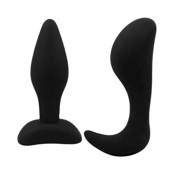 Dom. Sub. Coll. Silicone Butt Plugs- Blk — image 4 of 5
