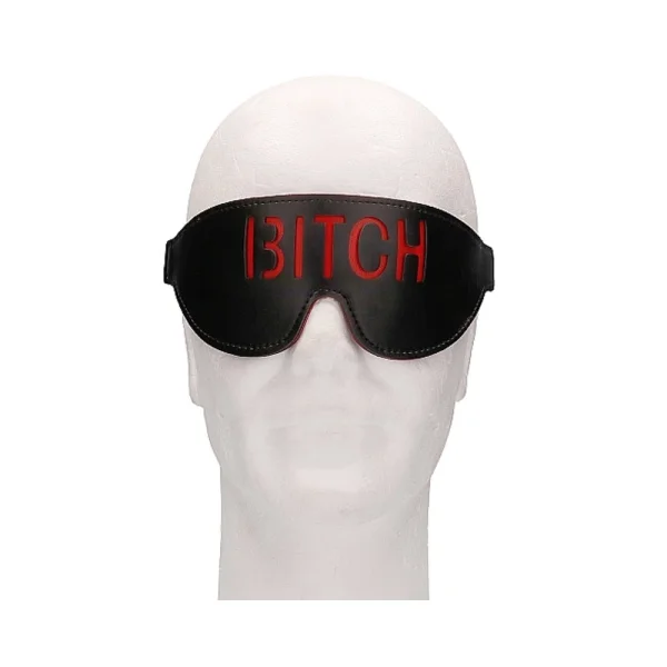 Ouch! Blindfold - Bitch - Black