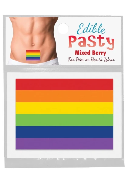 Edible Pride Pasty in Mixed Berry