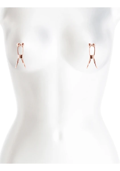 Bound C1 Nipple Clamps By NS Novelties - Rose Gold