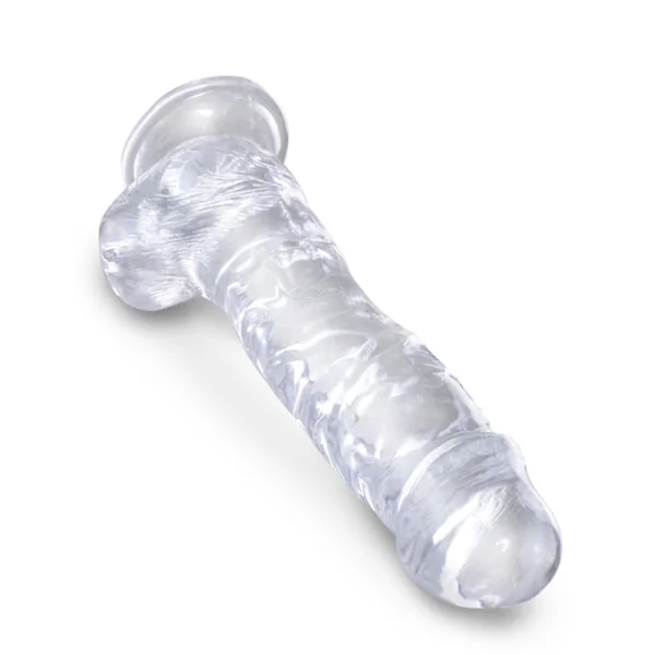Pipedream Products King Cock Clear 8" Cock With Balls — image 6 of 9