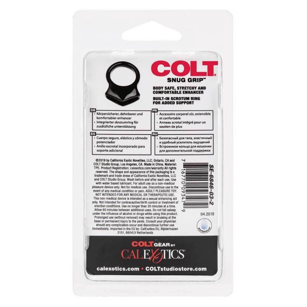 Colt Snug Grip Cock and Ball Ring | Dual Support Scrotum Enhancer