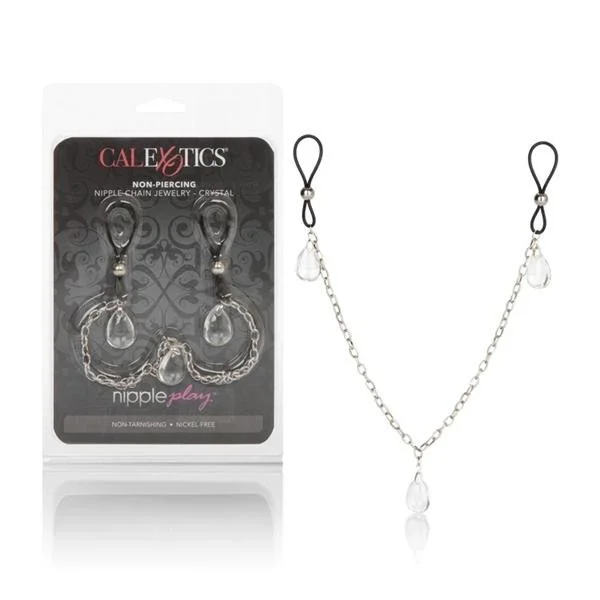 Nipple Play Non Piercing Nipple Chain Crystal — image 5 of 6