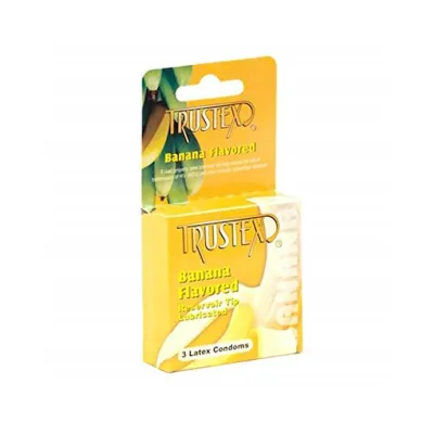 Trustex Banana Flavoured Condoms 3 Pack 3