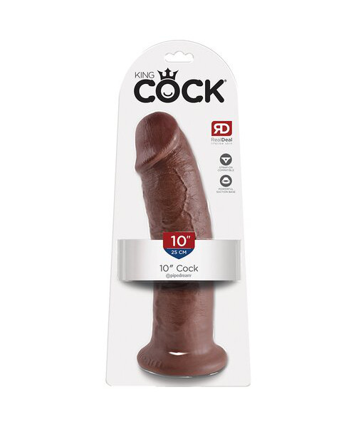 Pipedream King Cock Dark Tone Dildo - 5, 6, 7, 8, 9 or 10 Inch — image 12 of 12