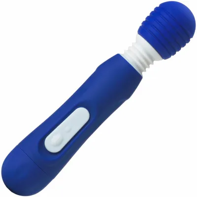 Mini Magic Wand Vibrator By Vibratex Blue