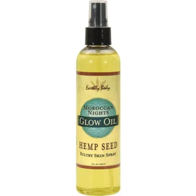 Earthly Body Glow Oil Moroccan Nights 8 Ounce Spray