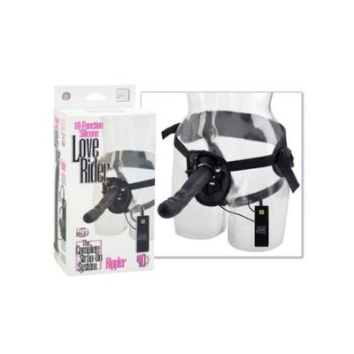 10 function Silicone Love Rider Rippler Black Black