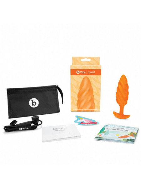 Swirl Vibrating Butt Plug - Zoë Ligon