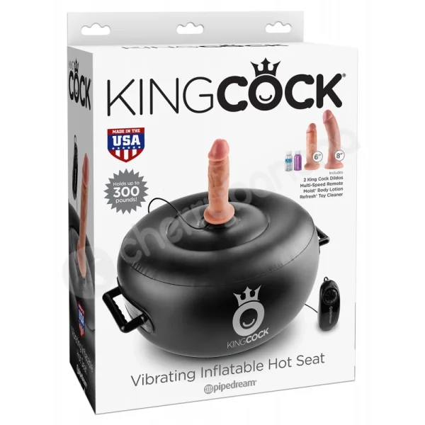 King Cock Vibrating Inflatable Hot Seat
