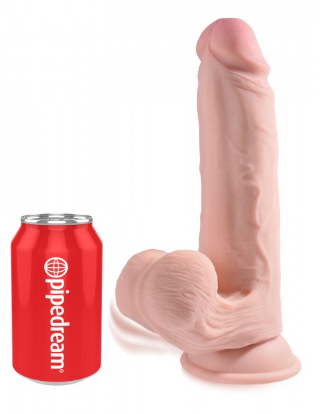 9'' 3D Cock + Swinging Balls