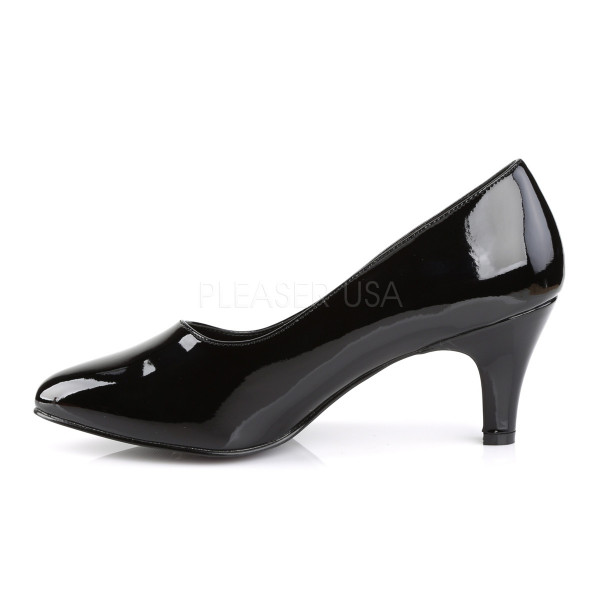 DIVINE-420W - 3" Block Heel Classic Pump — image 11 of 12