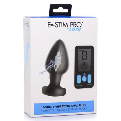 Zeus Electrosex Vibrating E Stim Anal Plug