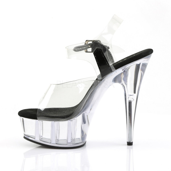 DELIGHT-608 - 6" Heel, 1 3/4" PF Ankle Strap Sandal — image 7 of 12