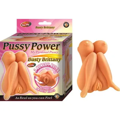 Pussy Power Busty Brittany Stroker Beige