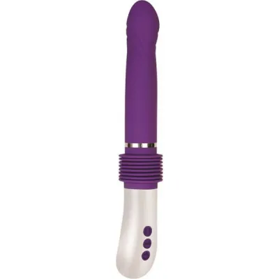 Infinite Thrusting Sex Machine Purple Vibrator